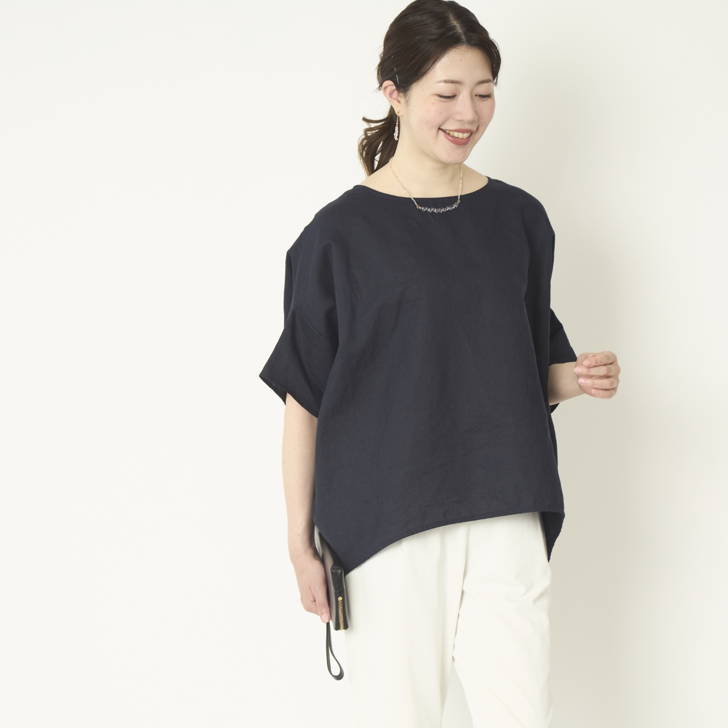 Kilka/涼しくて袖口から下着が見えにくいオーバーブラウス
